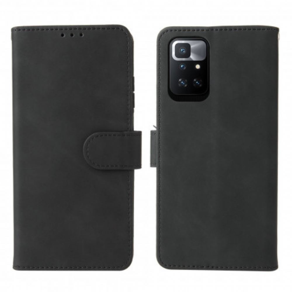 Flipové Pouzdro Na Xiaomi Redmi 10 Dotek Pokožky