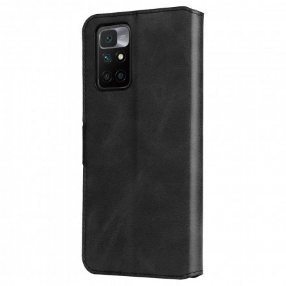 Flipové Pouzdro Na Xiaomi Redmi 10 Jednobarevná Řada