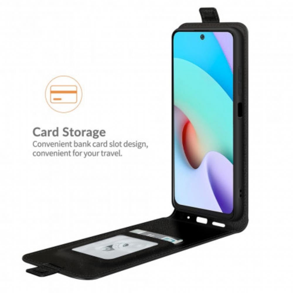 Flipové Pouzdro Na Xiaomi Redmi 10 Kožené Pouzdro Kožený Efekt Vertikální Klapky