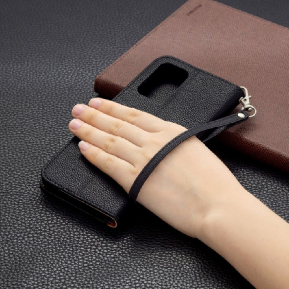 Flipové Pouzdro Na Xiaomi Redmi 10 Kožené Pouzdro Liči Klapka Šikmá