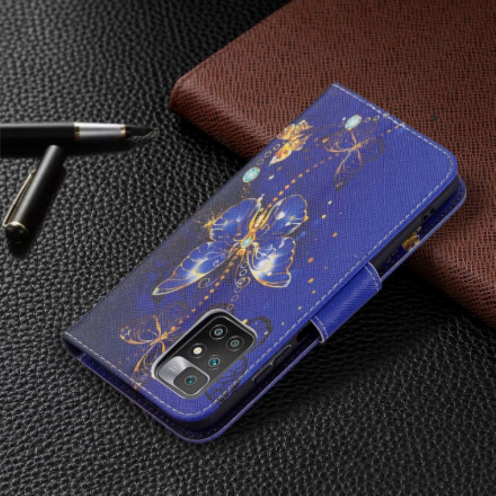 Flipové Pouzdro Na Xiaomi Redmi 10 Neuvěřitelní Motýli