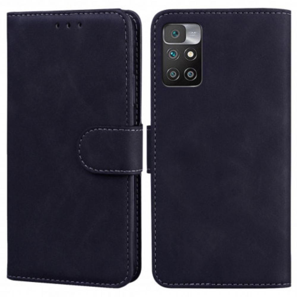 Flipové Pouzdro Na Xiaomi Redmi 10 Retro Umělá Kůže