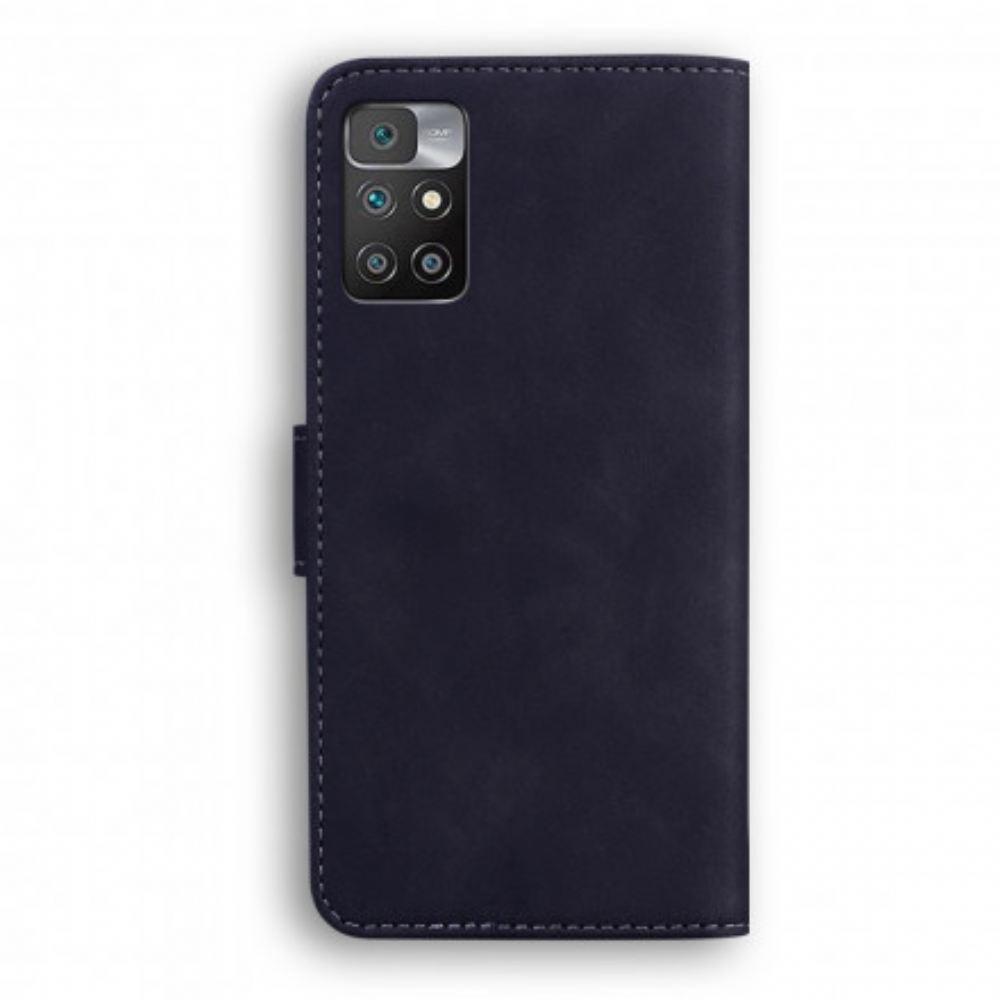Flipové Pouzdro Na Xiaomi Redmi 10 Retro Umělá Kůže