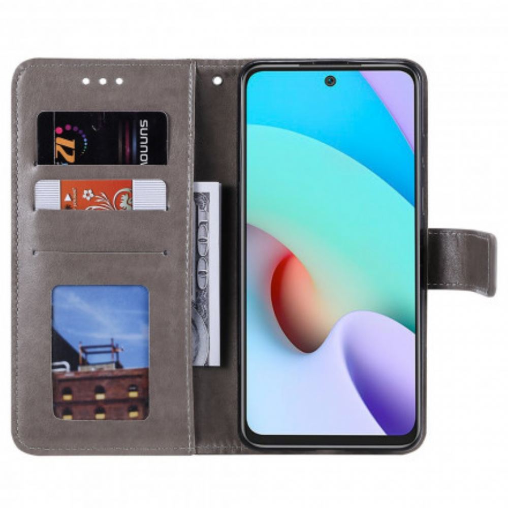 Flipové Pouzdro Na Xiaomi Redmi 10 Sluneční Mandala