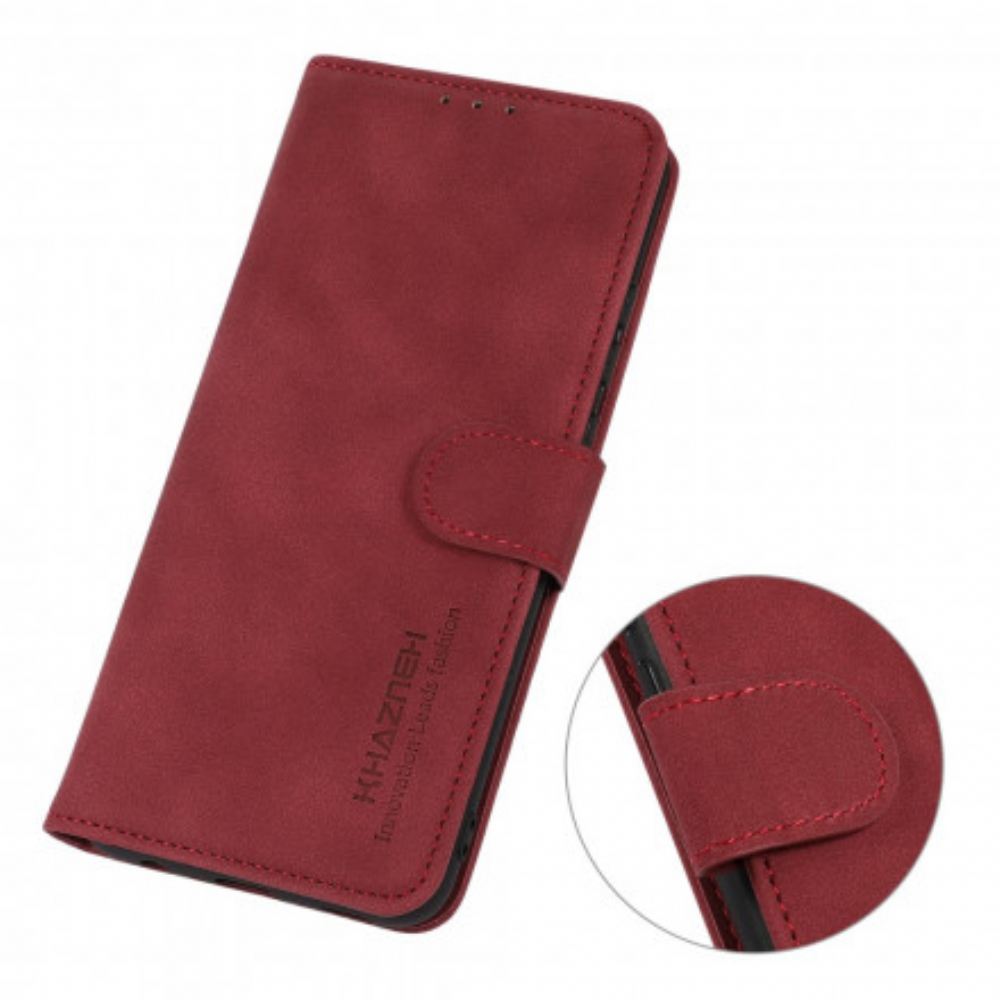 Flipové Pouzdro Na Xiaomi Redmi 10 Textura S Koženým Efektem Khazneh