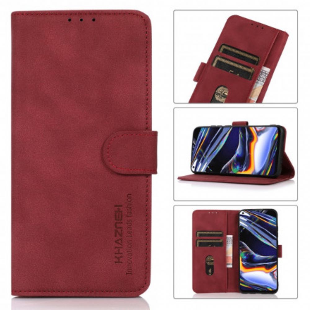 Flipové Pouzdro Na Xiaomi Redmi 10 Textura S Koženým Efektem Khazneh