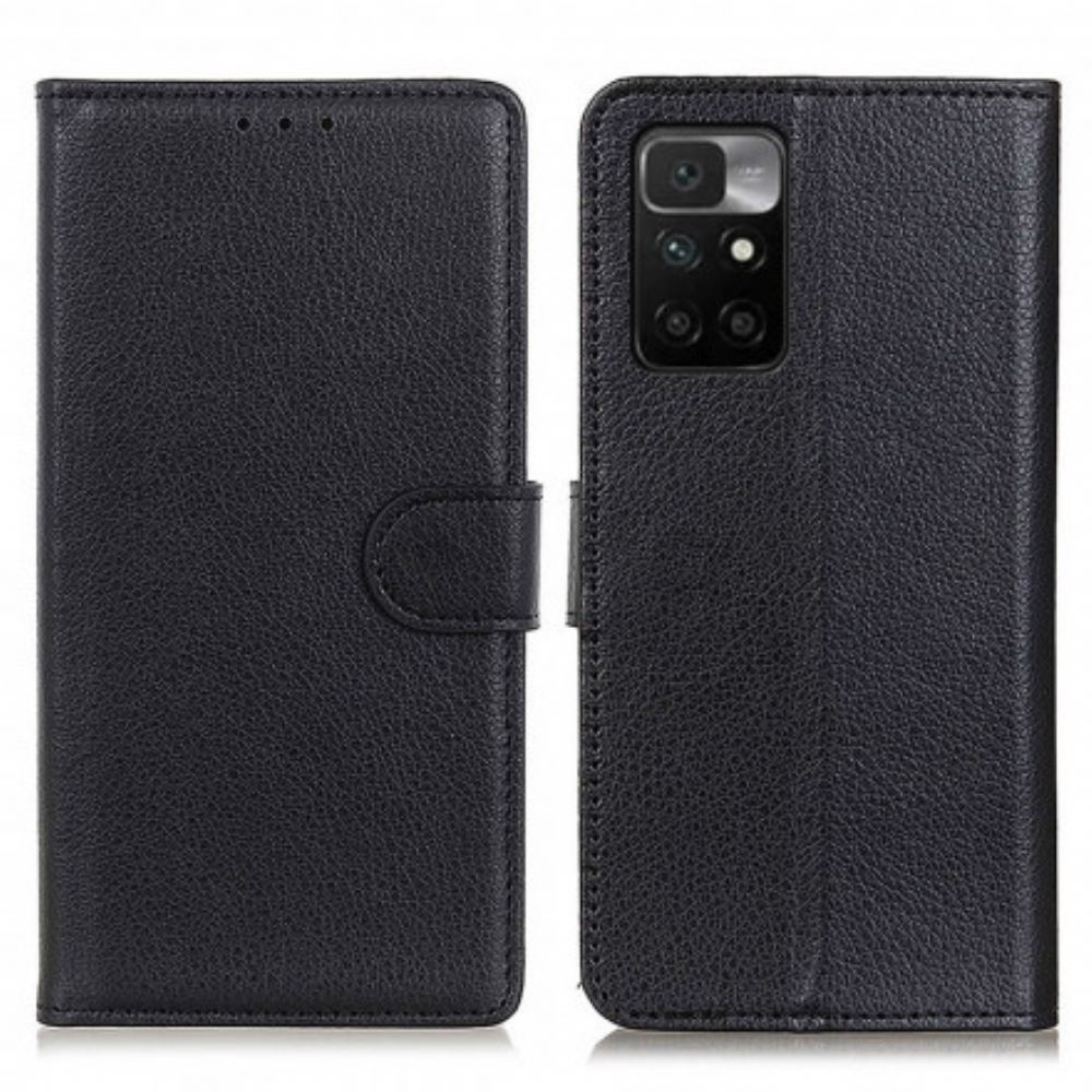 Flipové Pouzdro Na Xiaomi Redmi 10 Tradiční Umělá Kůže