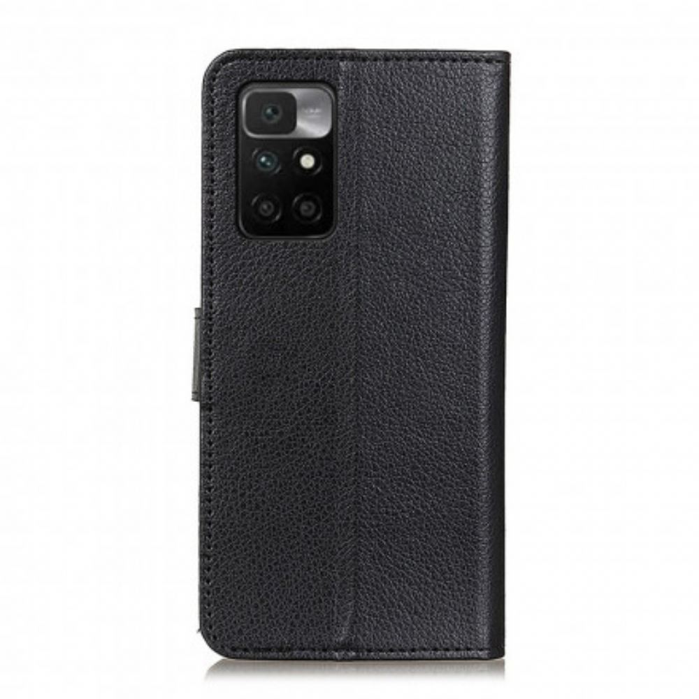 Flipové Pouzdro Na Xiaomi Redmi 10 Tradiční Umělá Kůže
