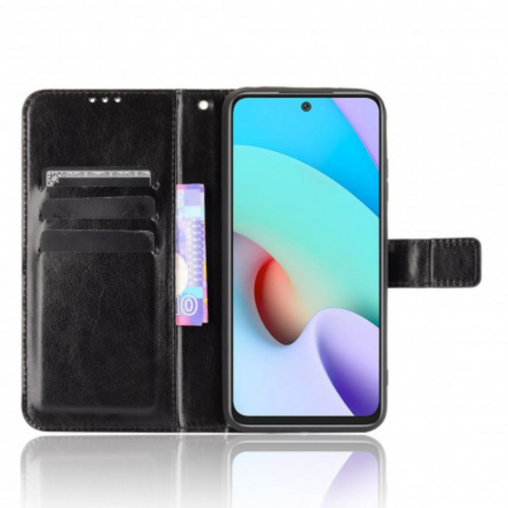 Flipové Pouzdro Na Xiaomi Redmi 10 Třpytivá Umělá Kůže
