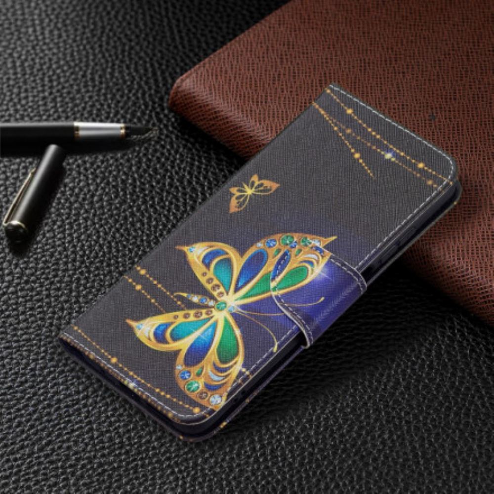 Flipové Pouzdro Na Xiaomi Redmi 10 Vzácní Motýli
