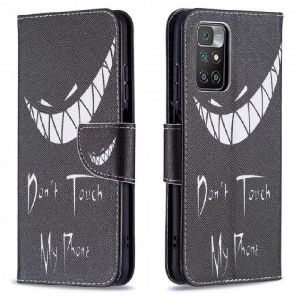 Flipové Pouzdro Na Xiaomi Redmi 10 Ďábelský Telefon