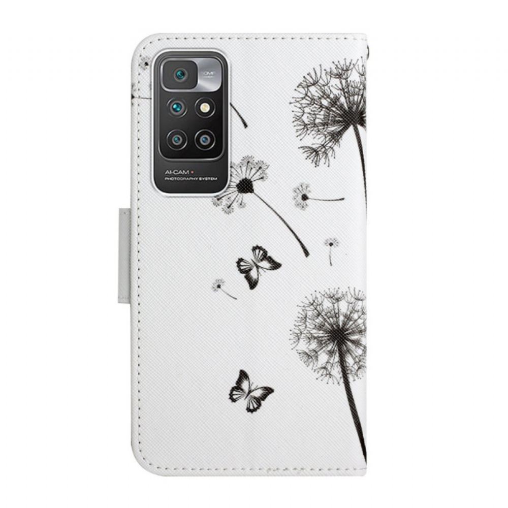 Kožené Pouzdro Na Xiaomi Redmi 10 Baby Love Pampeliška