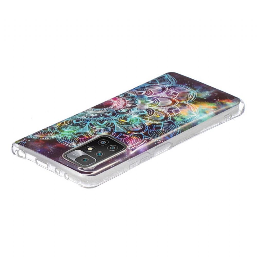 Kryt Na Xiaomi Redmi 10 Fluorescenční Barevná Mandala