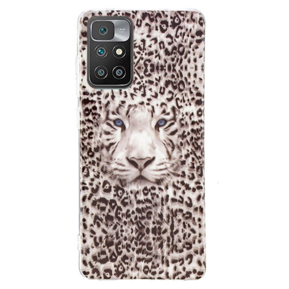Kryt Na Xiaomi Redmi 10 Fluorescenční Leopard