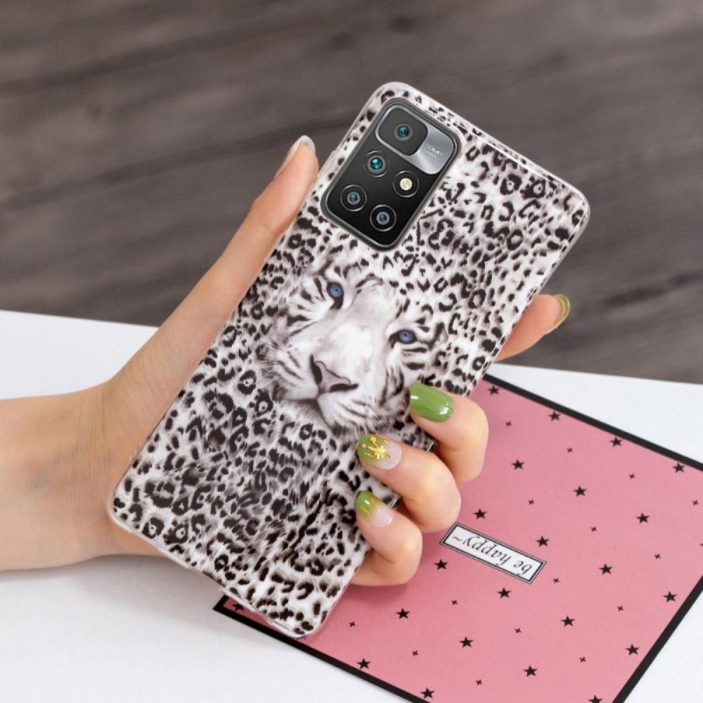 Kryt Na Xiaomi Redmi 10 Fluorescenční Leopard