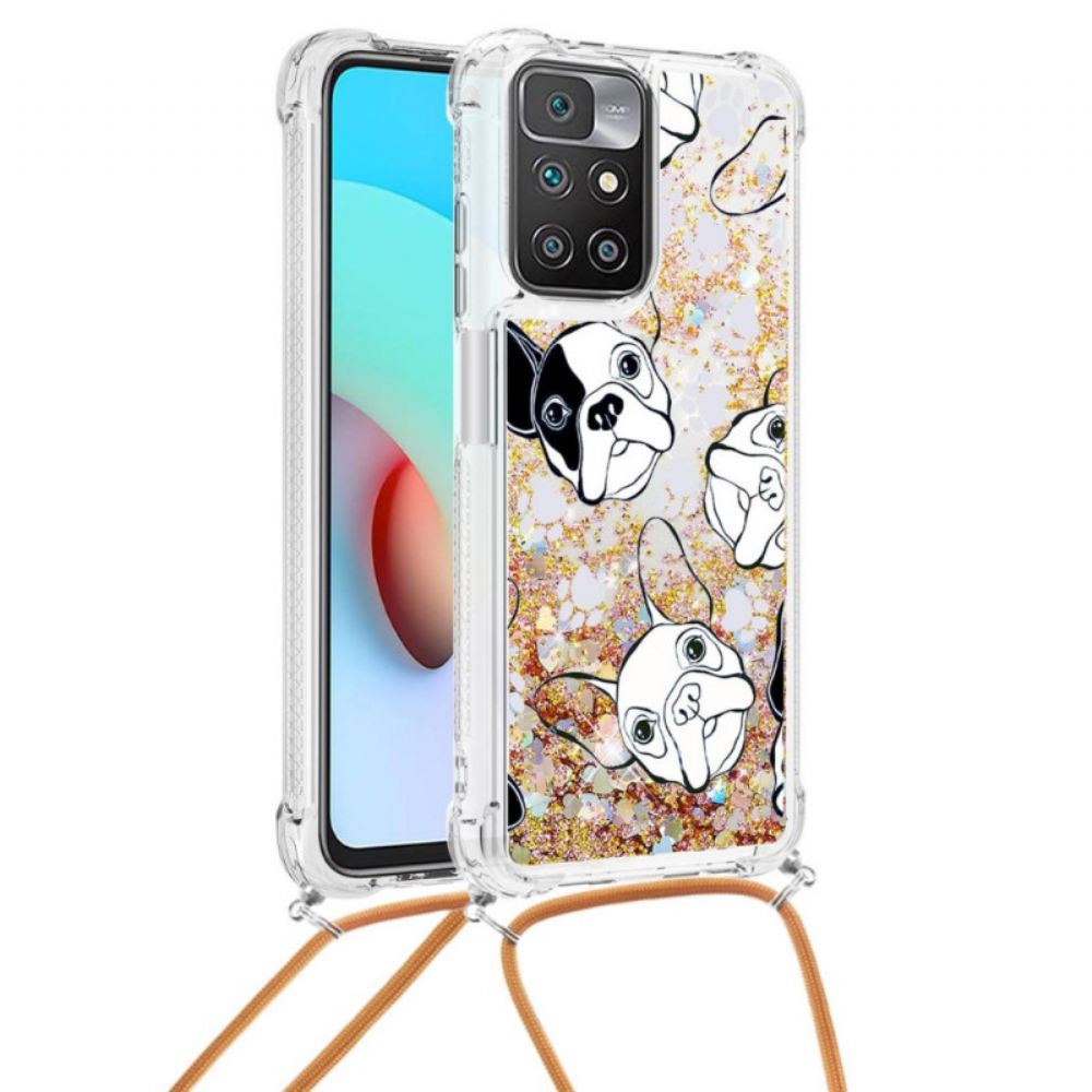 Kryt Na Xiaomi Redmi 10 Na Lana Šňůrka Na Psí Flitry