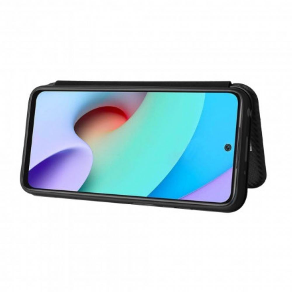Kryty Na Mobil Na Xiaomi Redmi 10 Flipové Pouzdro Barevný Uhlíkový Silikon
