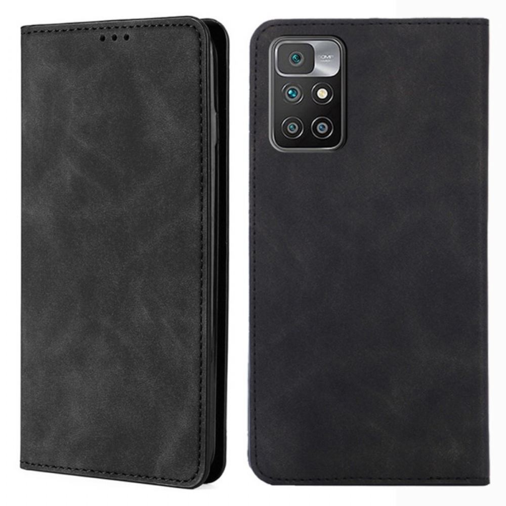 Kryty Na Mobil Na Xiaomi Redmi 10 Flipové Pouzdro Design Na Dotek Pokožky