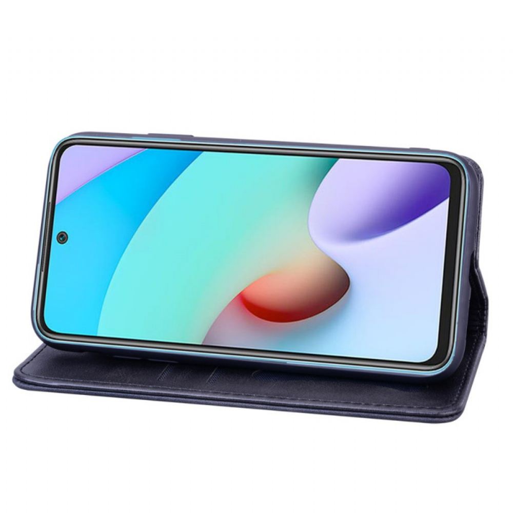 Kryty Na Mobil Na Xiaomi Redmi 10 Flipové Pouzdro Dvoubarevný Obchodní Kožený Efekt