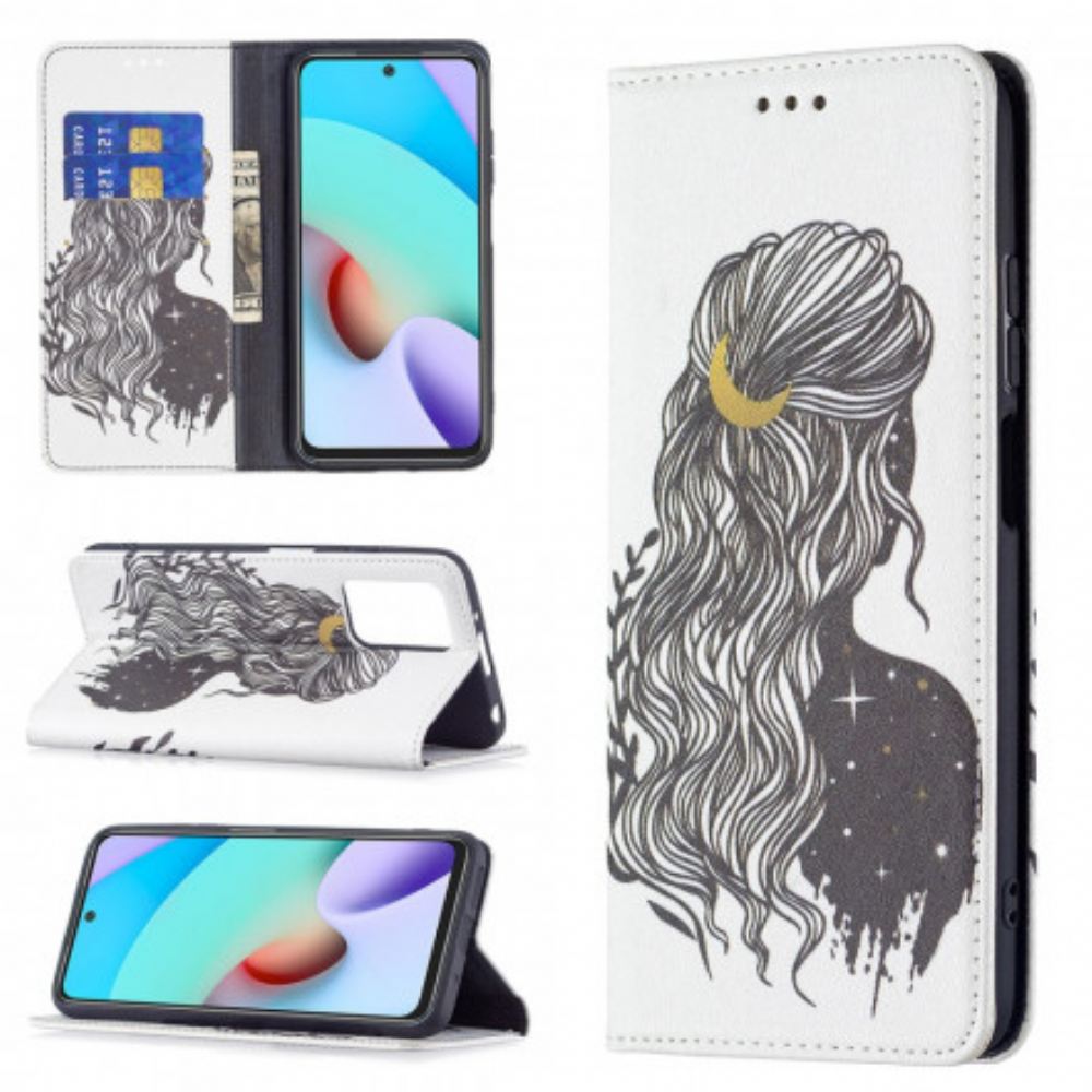 Kryty Na Mobil Na Xiaomi Redmi 10 Flipové Pouzdro Krásné Vlasy