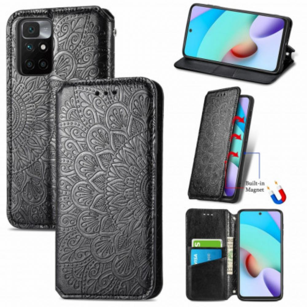 Kryty Na Mobil Na Xiaomi Redmi 10 Flipové Pouzdro Mandala