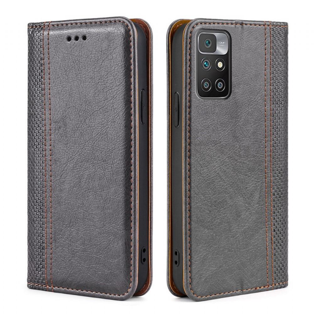 Kryty Na Mobil Na Xiaomi Redmi 10 Flipové Pouzdro Styl Vintage Kůže