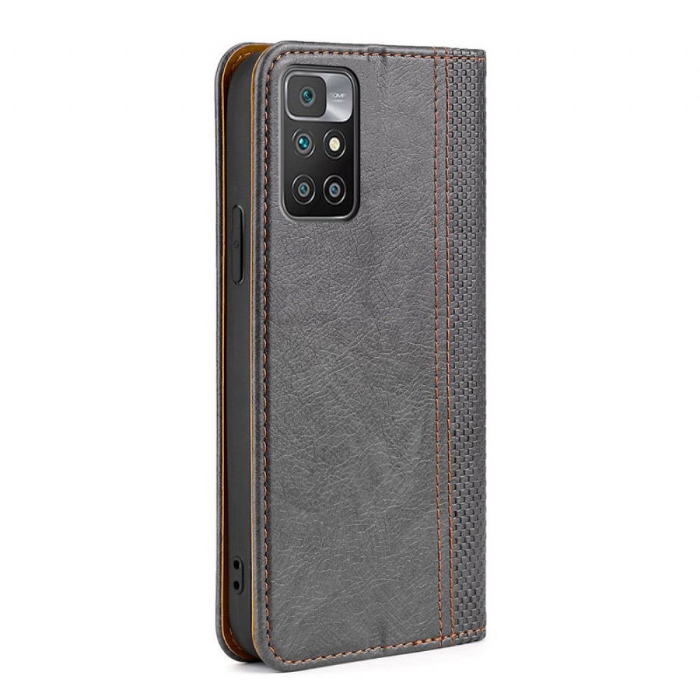 Kryty Na Mobil Na Xiaomi Redmi 10 Flipové Pouzdro Styl Vintage Kůže