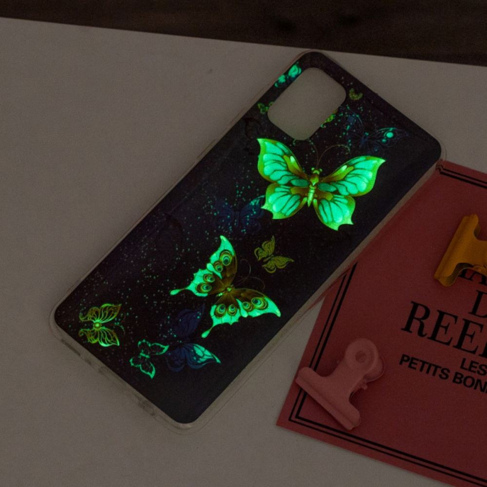 Kryty Na Mobil Na Xiaomi Redmi 10 Fluorescenční Motýli
