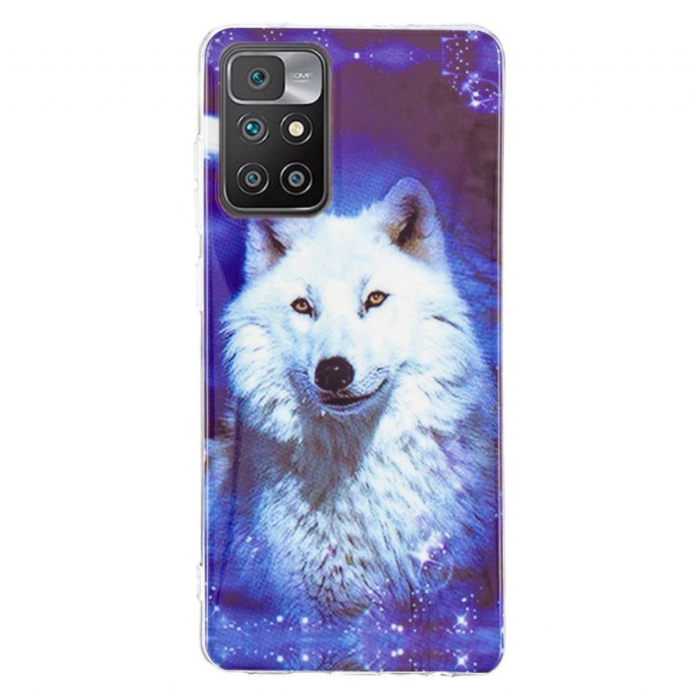 Kryty Na Mobil Na Xiaomi Redmi 10 Fluorescenční Vlk