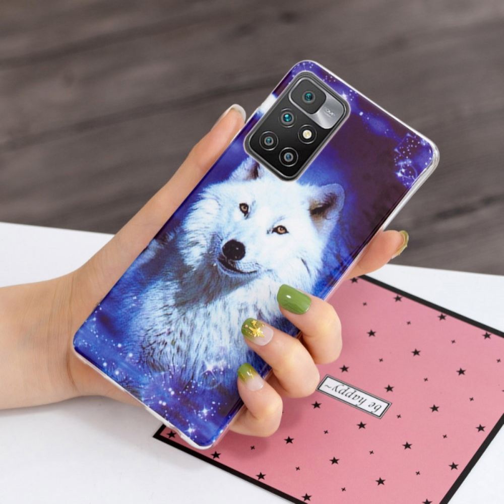 Kryty Na Mobil Na Xiaomi Redmi 10 Fluorescenční Vlk
