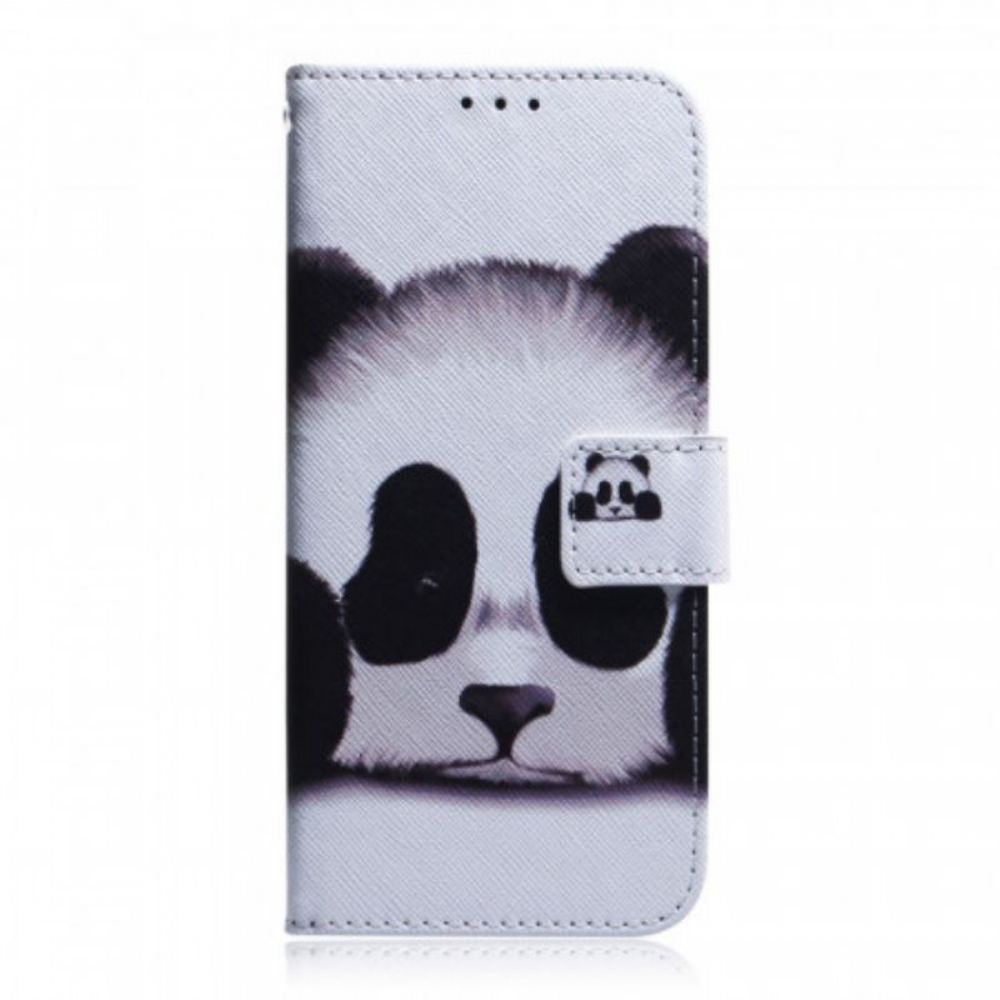 Kožené Pouzdro Na Honor 50 Lite Tvář Pandy