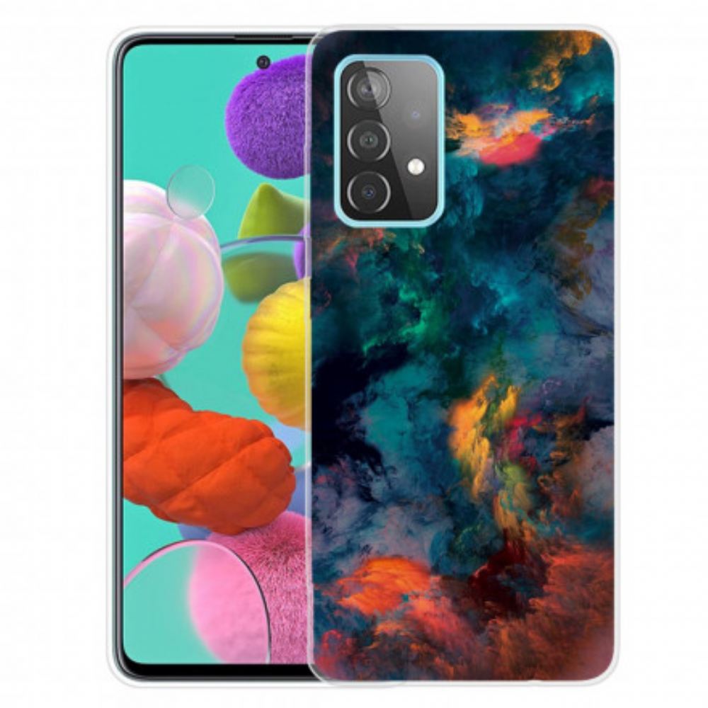 Kryt Na Samsung Galaxy A32 4G Barevné Mraky