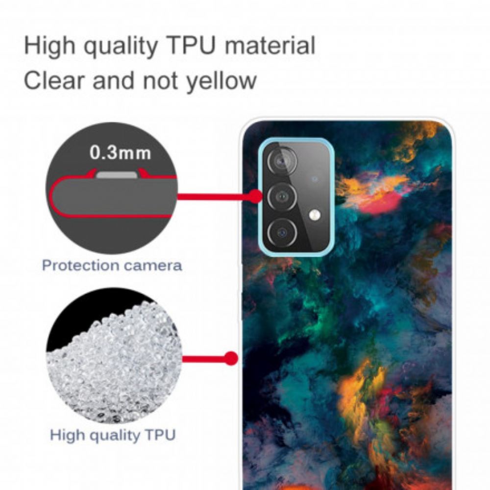 Kryt Na Samsung Galaxy A32 4G Barevné Mraky