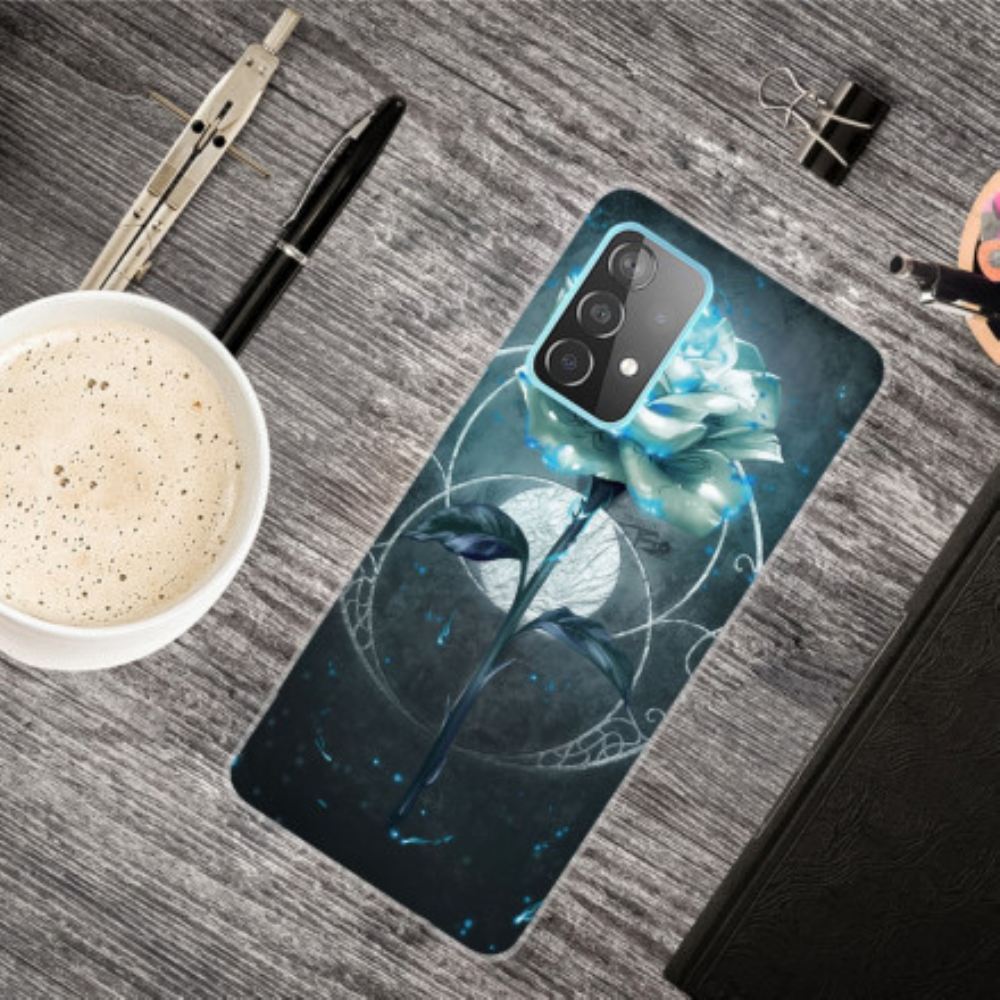 Kryt Na Samsung Galaxy A32 4G Flexibilní Růžová Zelená