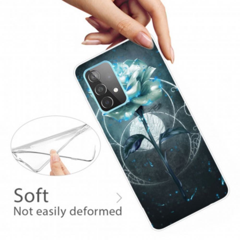 Kryt Na Samsung Galaxy A32 4G Flexibilní Růžová Zelená