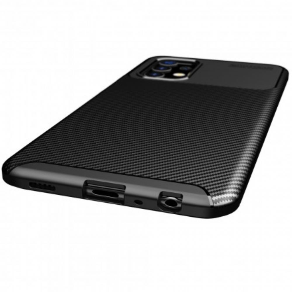 Kryt Na Samsung Galaxy A32 4G Flexibilní Textura Uhlíkových Vláken
