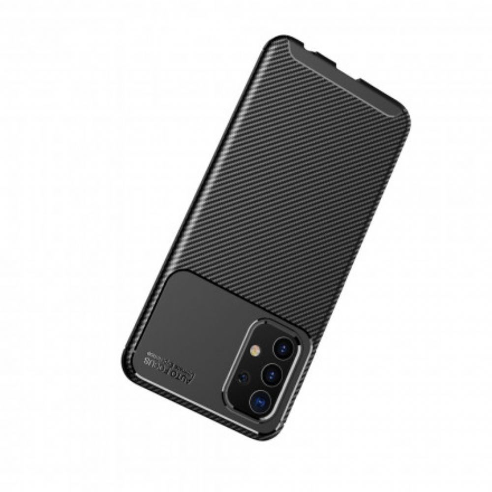 Kryt Na Samsung Galaxy A32 4G Flexibilní Textura Uhlíkových Vláken