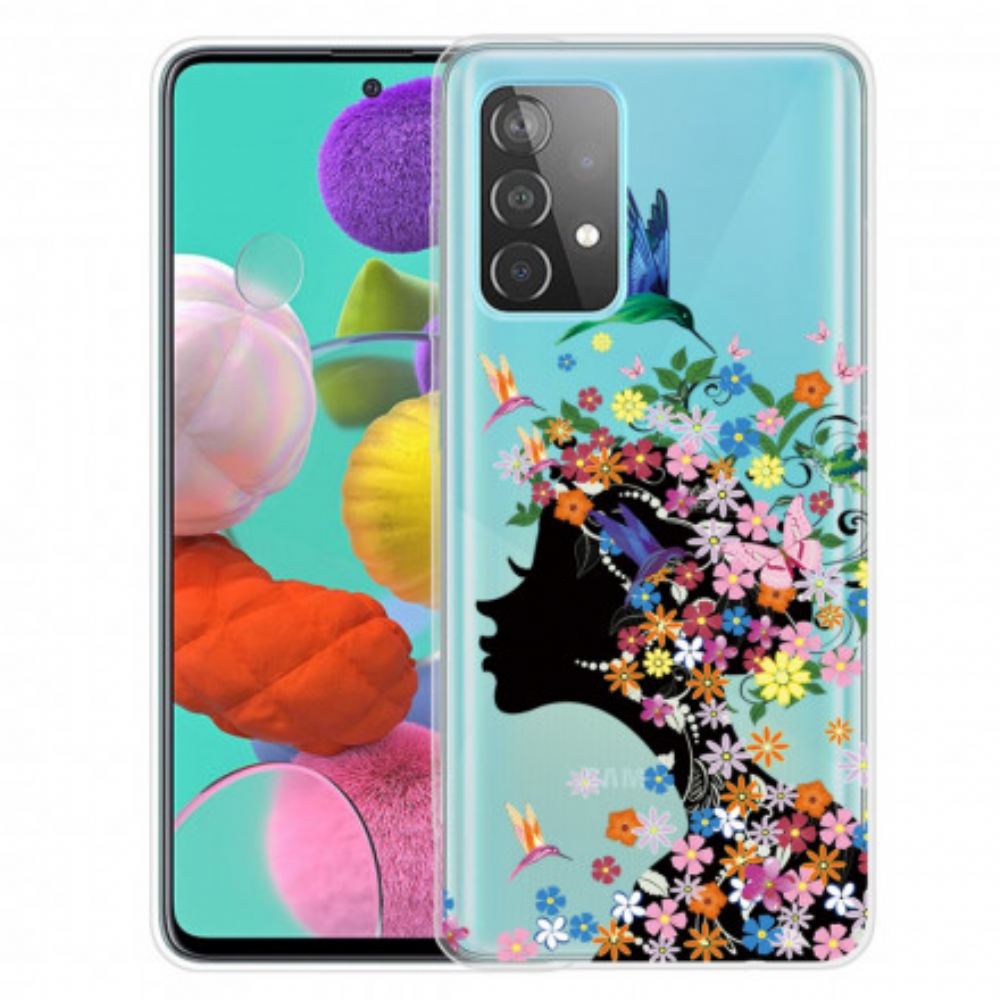 Kryt Na Samsung Galaxy A32 4G Hezká Květinová Hlava