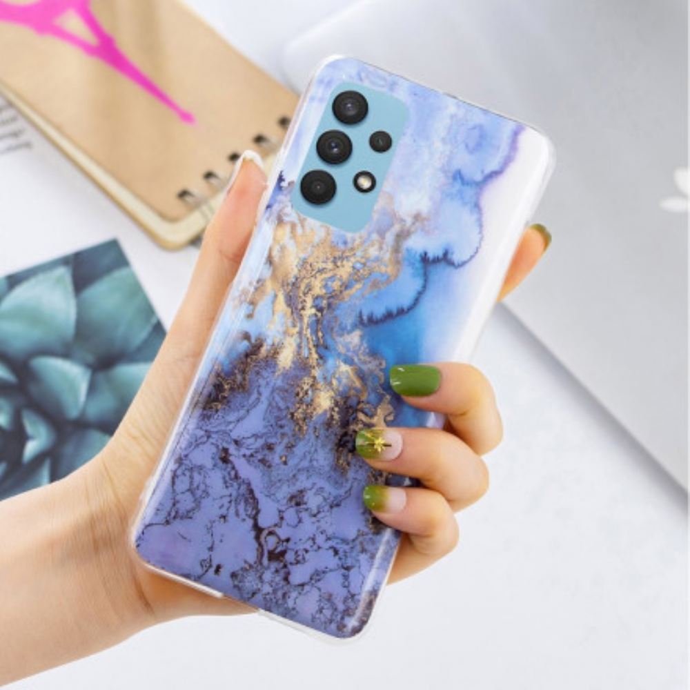 Kryt Na Samsung Galaxy A32 4G Klasický Mramor