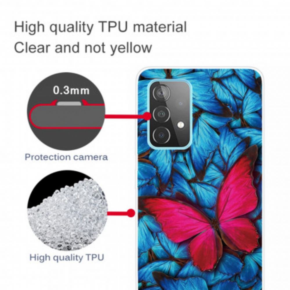 Kryt Na Samsung Galaxy A32 4G Motýlí Hadice