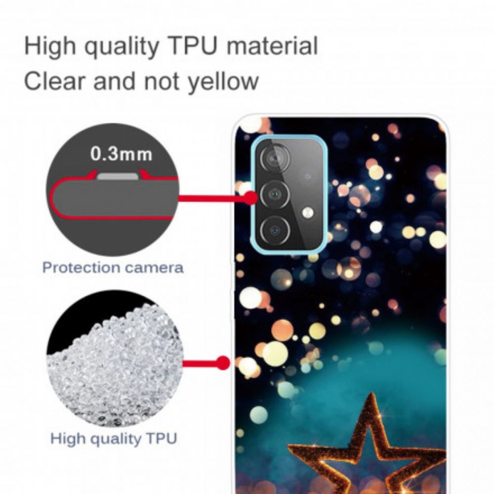 Kryt Na Samsung Galaxy A32 4G Ohebná Hvězda