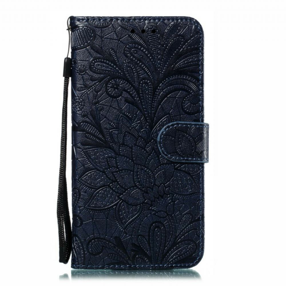 Flipové Pouzdro Na Xiaomi Redmi 8 Na Lana Kmenové Květiny