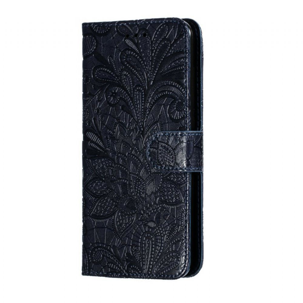 Flipové Pouzdro Na Xiaomi Redmi 8 Na Lana Kmenové Květiny
