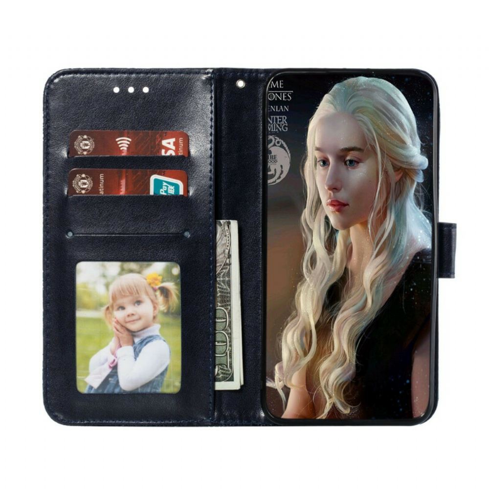 Flipové Pouzdro Na Xiaomi Redmi 8 Na Lana Kmenové Květiny