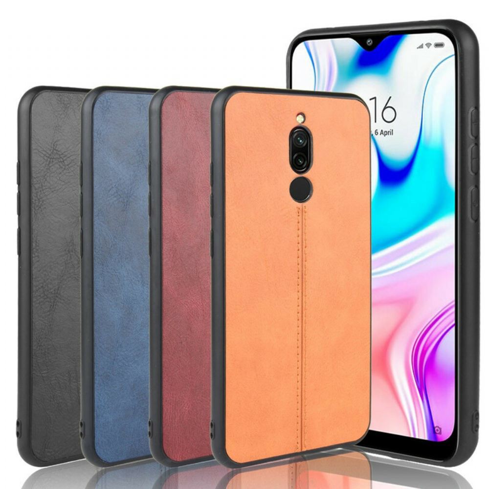 Kryt Na Xiaomi Redmi 8 Efekt Kůže Ve Švu