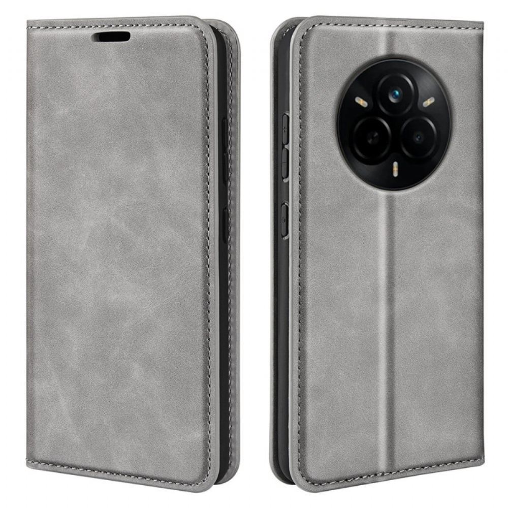 Kožené Pouzdro Folio Na Realme 14 Pro 5g Kožený Styl