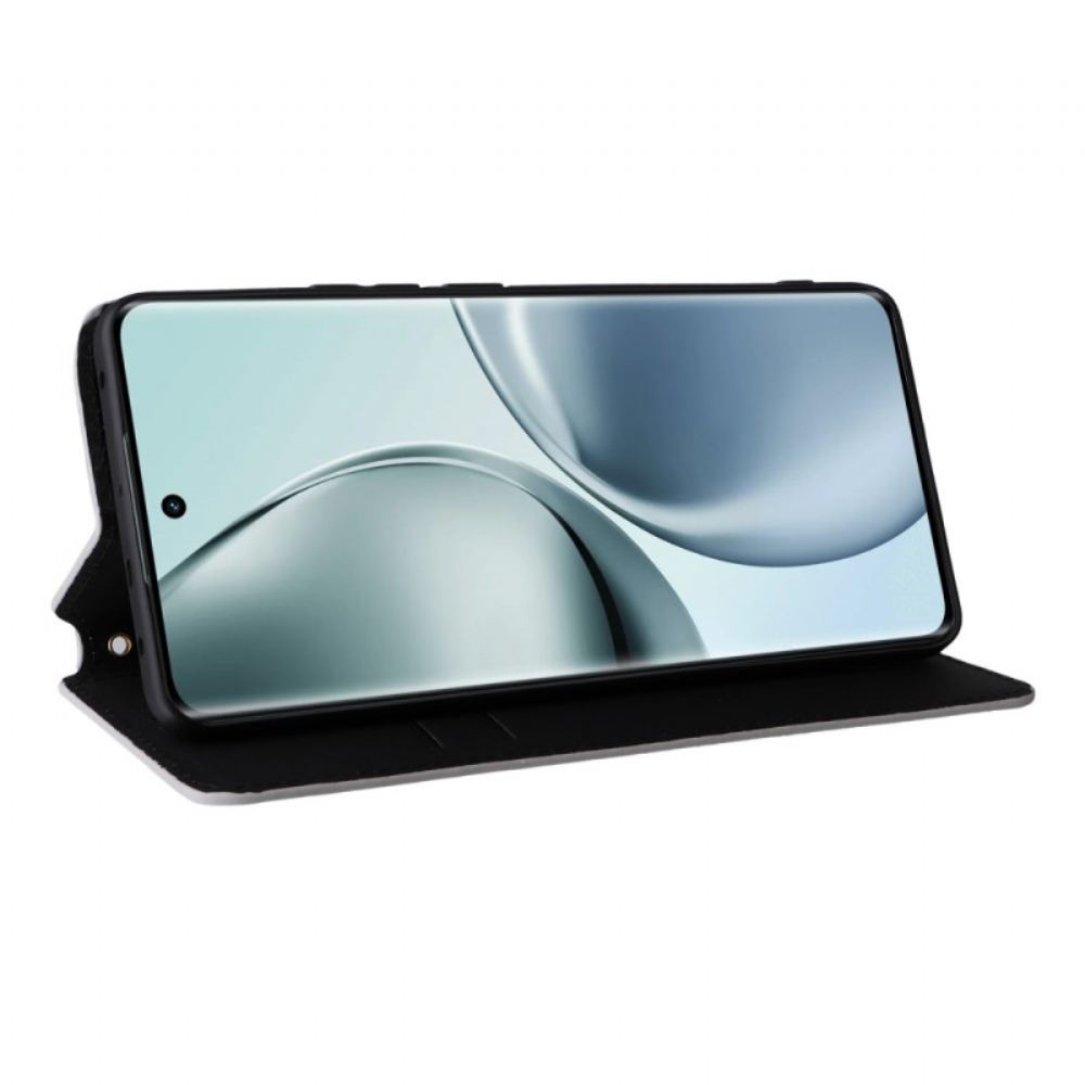 Kožené Pouzdro Folio Realme 14 Pro 5g Diamantový Vzor