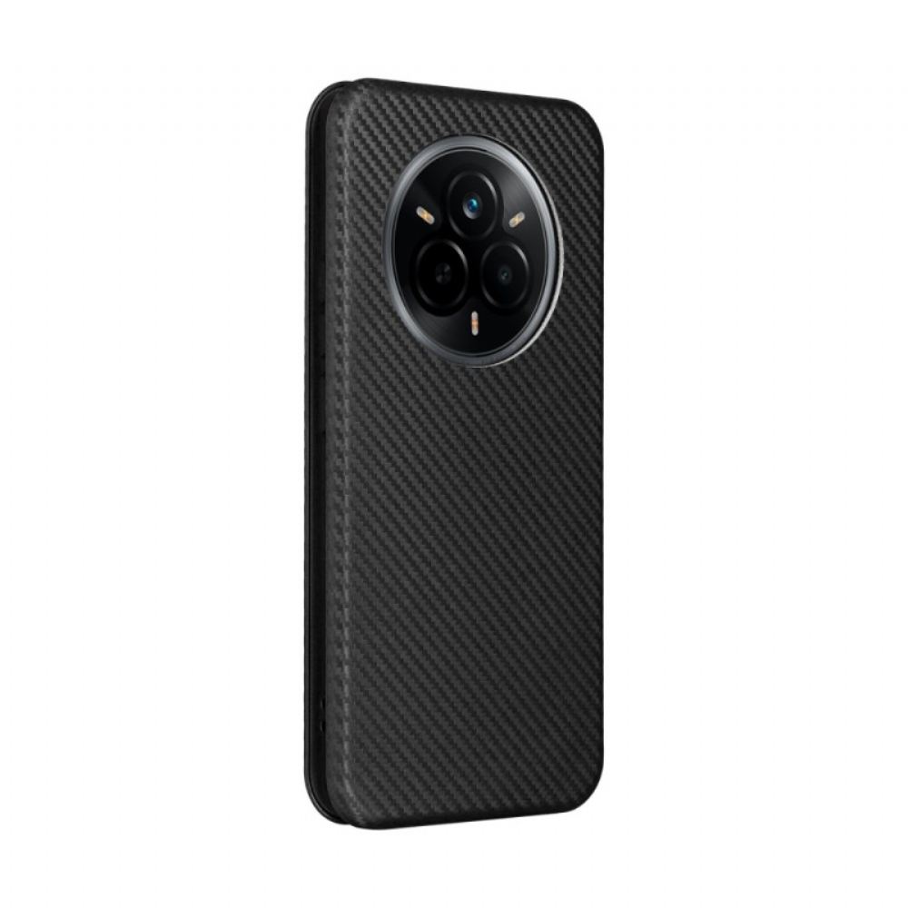 Kožené Pouzdro Folio Realme 14 Pro 5g Uhlíková Vlákna