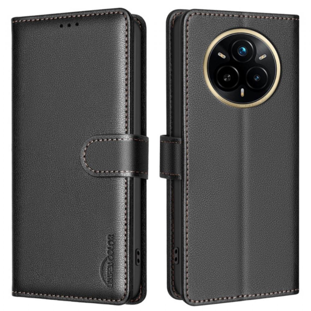 Kožený Kryt Realme 14 Pro 5g Klasická