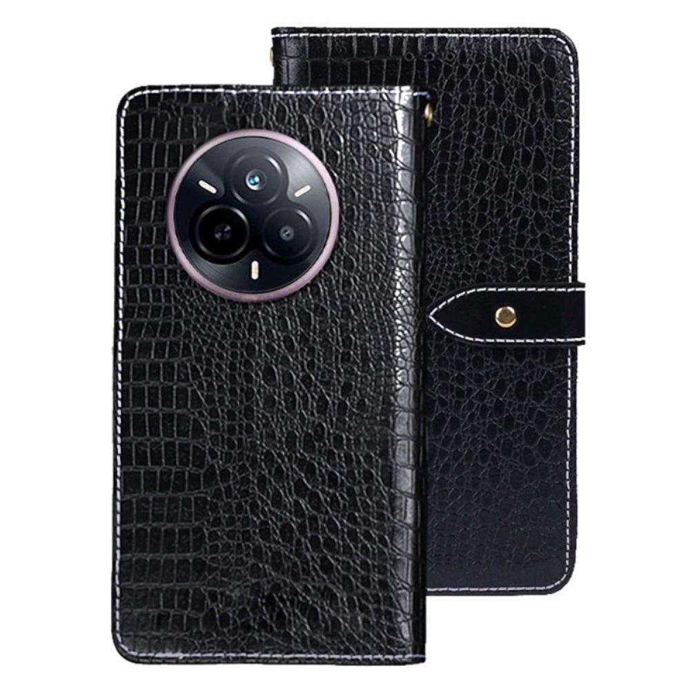 Kožený Kryt Realme 14 Pro 5g Krokodýlí Styl Idewei